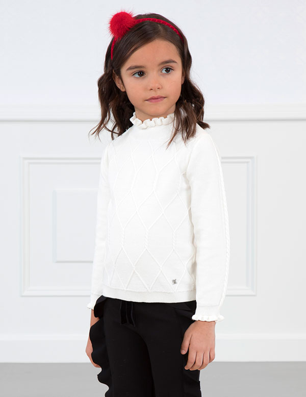 High Neck Knit Jumper