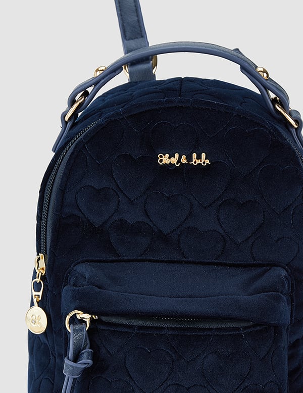 velvet rucksack